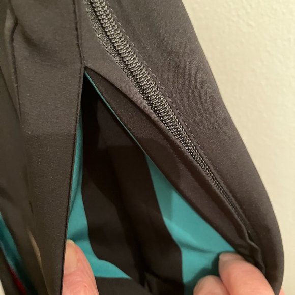 Vintage Albert Nipon skirt set size 10 colour black with multi colour stripes - Picture 10 of 11